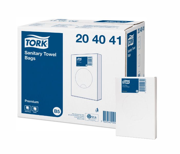 204041 Гигиенические пакеты Tork, 48 пачек по 25 пакетиков