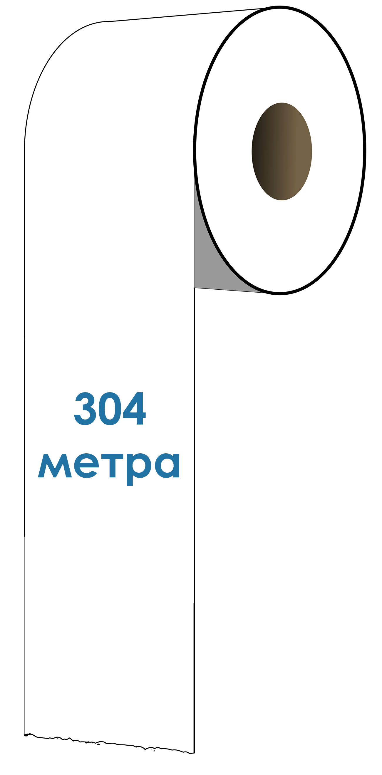 Длина рулона Scott Xtra 6667 Длина рулона Kleenex Ultra 304 метра