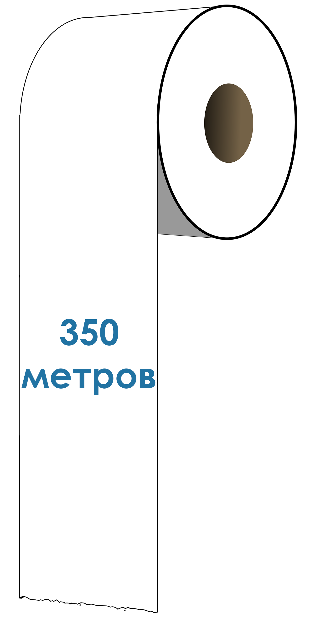 Длина рулона Scott Essential 6692 Длина рулона Scott Essential 350 метров