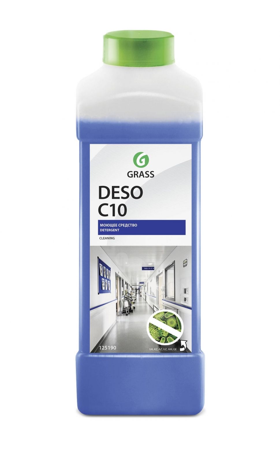 125190 Средство для чистки и дезинфекции Grass Deso C10 - 1 л