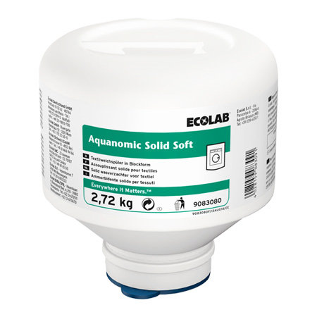 9091240 Твердый кондиционер для белья Ecolab Aquanomic Solid Soft, 2.7 кг