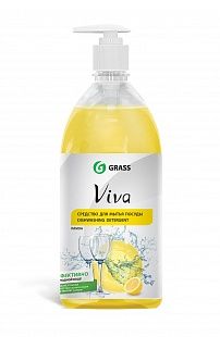 340100 Средство для мытья посуды Grass Viva с дозатором - 1 л