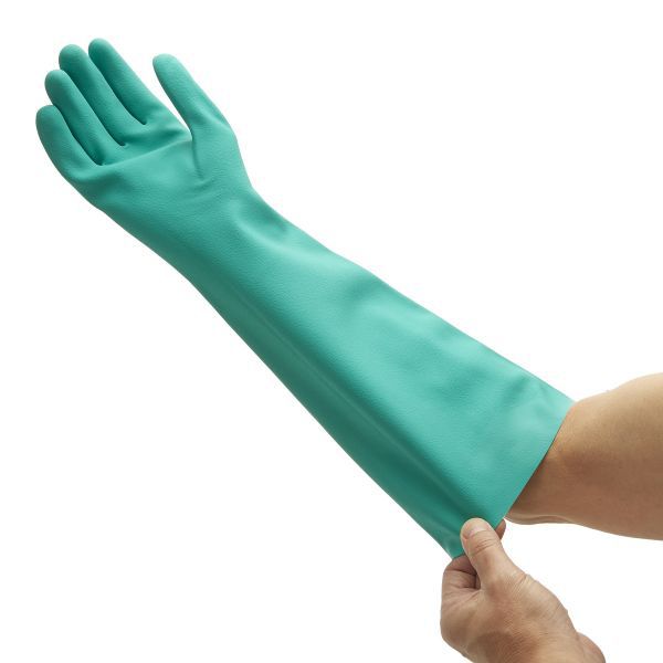 25625 Химически стойкие нитриловые перчатки Jackson Safety G80 - 24 штуки, 45 см, XXL