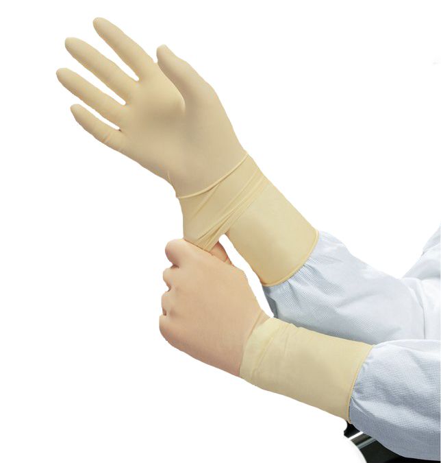 HC1375S Стерильные латексные перчатки Kimtech Pure G3 Sterile для чистых комнат ISO Class 3 - 400 штук, 30 см, S+