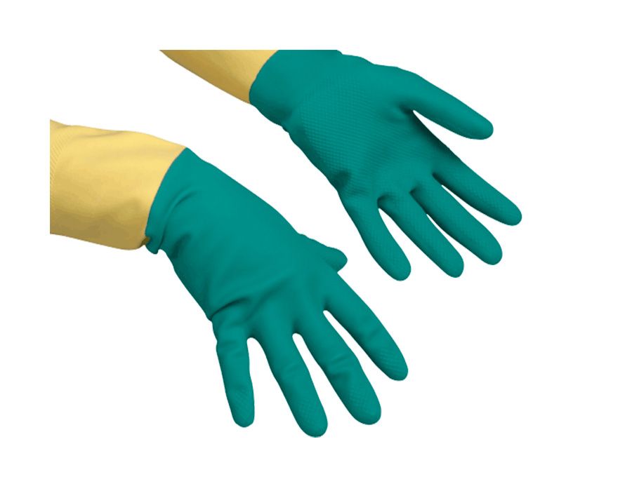 Vileda Professional - Усиленные резиновые перчатки, размер M 120268
