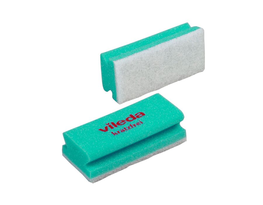 Vileda Professional - Губка мягкая зеленая (белый абразив) 102561