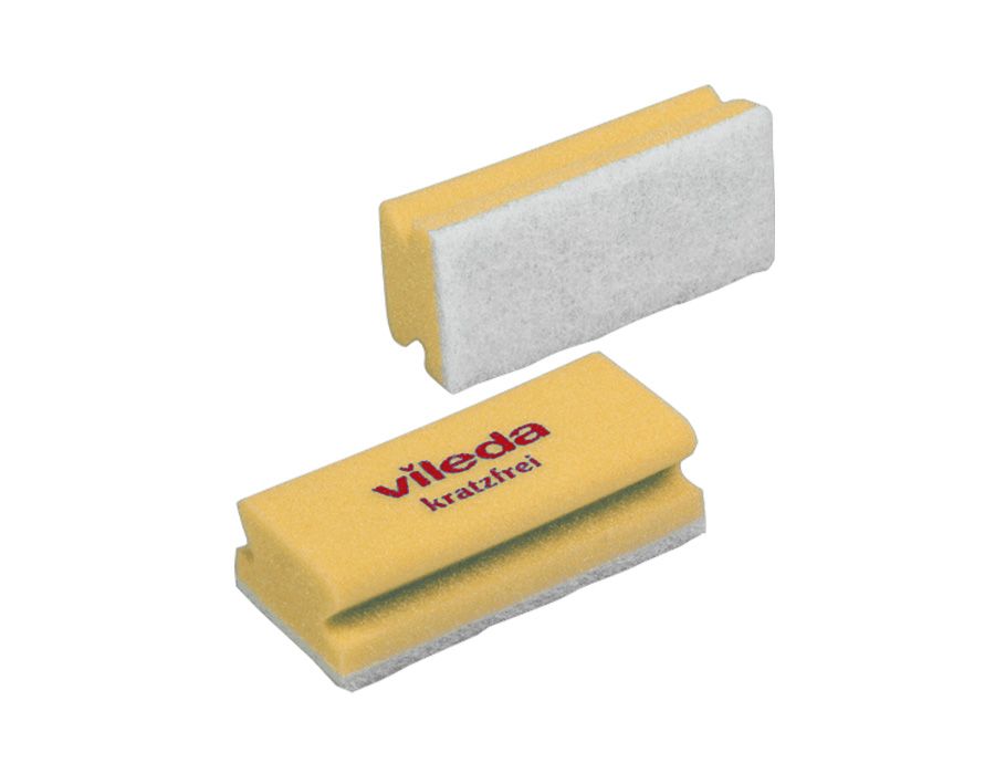 Vileda Professional - Губка мягкая желтая (белый абразив) 102564