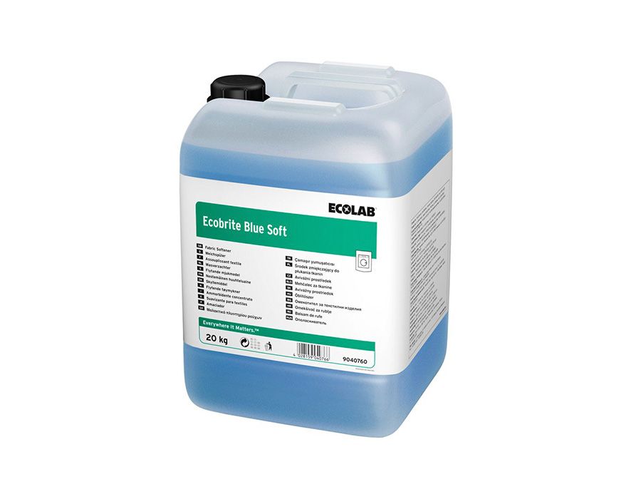 9040760 Кондиционер-ополаскиватель для белья Ecolab Ecobrite Blue Soft, 20 л