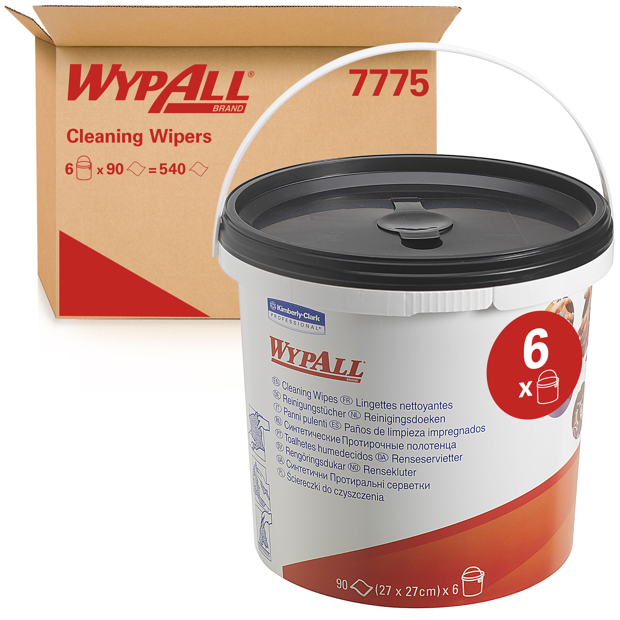 7775 WypAll Cleaning Wipes 6 90 Cleanmaster