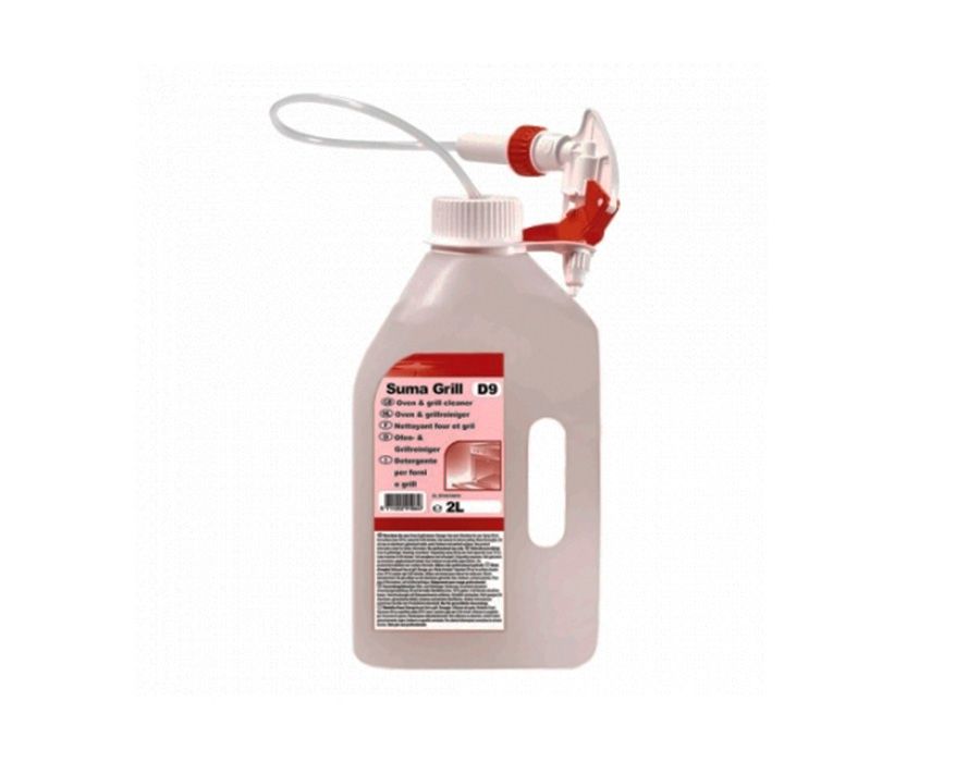 Diversey - Bottle Kit 2L Suma Grill D9 3pc / Набор бутылок с распылителем для Suma Grill D9. 1204473