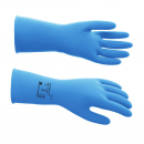 74735 Латексные многоразовые перчатки HQ Profiline - синие, размер L
