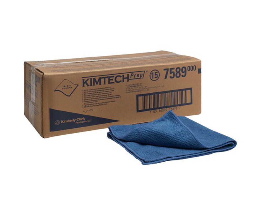 7589 Микрофибра Kimtech Prep для полировки - 1 коробка, 25 листов