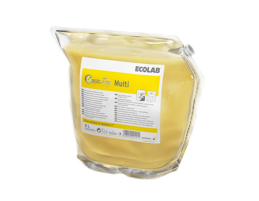 9091900 Универсальное моющее средство с НАНО-эффектом Ecolab Oasis Pro Multi, 2 л