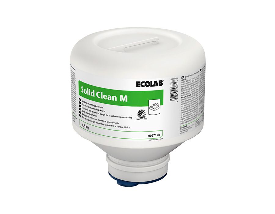 9070260 Твердое средство в капсуле для посудомоечных машин Ecolab Solid Clean M, 4.5 кг