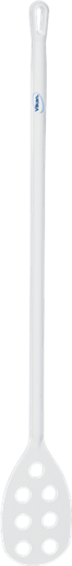 70125 Весло-мешалка перфорированная Vikan белая, Ø3.1 см, 120 см