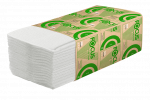 5049978 Листовые бумажные полотенца Focus Eco, 1 слой, V сложение - 15 пачек по 250 листов