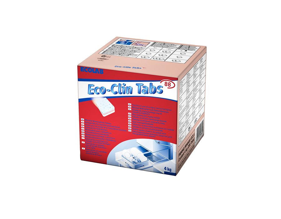 9034300 Таблетки для посудомоечных машин Ecolab Eco-Clin Tabs, 200 шт в пачке