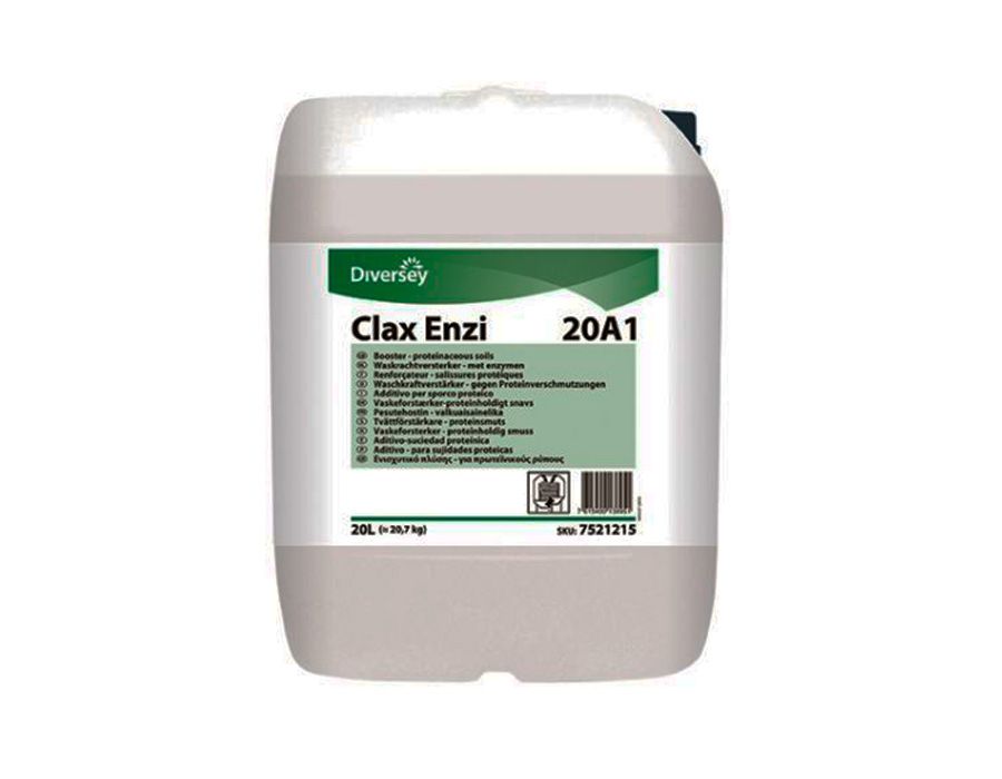 Diversey - Clax Enzi 20A1 20L концентрат для усиления моющего эффекта с содержанием ПАВ и энзимов, арт. 7521215