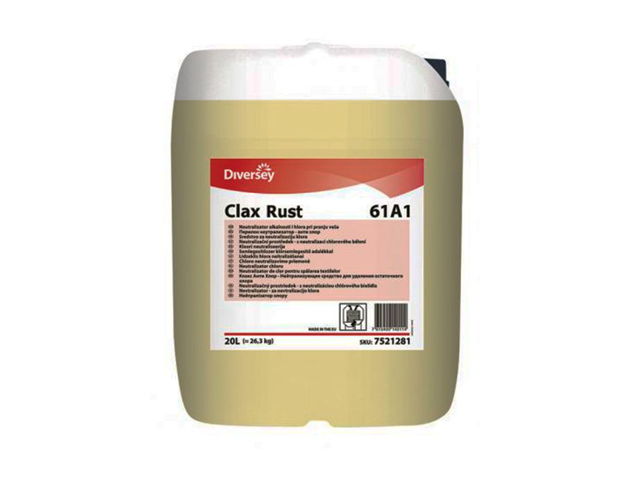 Diversey - Clax Rust 61A1/Кислотное ср-во для удаления остаточного железа и марганца с тканей, арт. 7522442