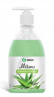 126600 Жидкое крем-мыло Grass Milana-Алоэ вера с дозатором - 500 мл