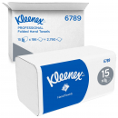 6789 Листовые бумажные полотенца Kleenex Ultra - 15 пачек по 186 листов, С/V сложение