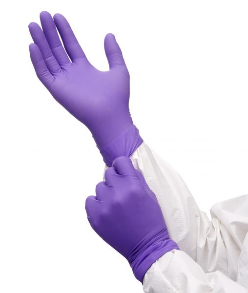 90629 Нитриловые лабораторные перчатки Kimtech Science Purple Nitrile - 1000 штук, 24 см, XL