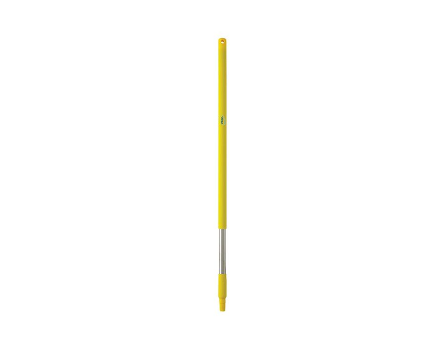 29836 Ручка из нержавеющей стали Vikan желтая, Ø 3.1 см, 102.5 см