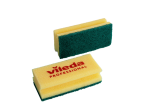 Vileda Professional - 125603 Губка желт, зел.абразив 9,5х7 (зеленый абразив)