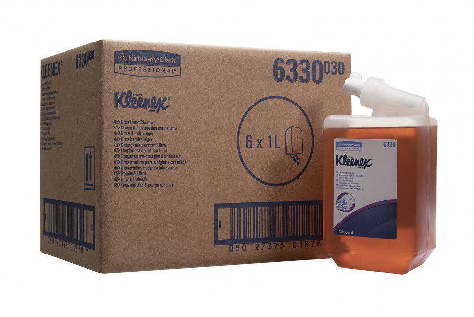 6330 Жидкое мыло Kleenex Ultra - 6 картриджей по 1 литру