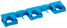 10113 Гигиеничное гибкое настенное крепление Vikan синий, 42 см