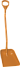 56017 Эргономичная большая лопата с длинной ручкой Vikan оранжевая, 131 см