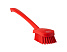 Vikan - Щетка для мытья с длинной ручкой, 415 мм, жесткий ворс, красный цвет 41864