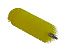 53686 Ерш Vikan используемый с гибкими ручками желтый, Ø 4 см, 20 см, средний ворс