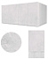 1833 Салфетки бумажные USMA белые двухслойные, 33х33 см, 1/8 сложения - 9 пачек по 200 листов