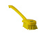Vikan - Щетка для мытья с длинной ручкой, 415 мм, жесткий ворс, желтый цвет 41866