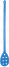 70143 Весло-мешалка перфорированная Vikan, Ø31 мм, 120 cм, синий цвет