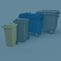 Мусорные баки, корзины и контейнеры для отходов. Мешки для мусора
