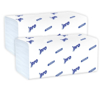 C443 Листовые бумажные полотенца PROtissue - 21 пачка по 190 листов, Z-сложение, 2 слоя